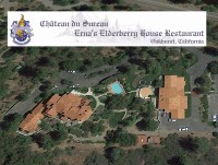 Aerial - Chateau du Sureau - Erna\\\'s Elderberry House Restaurant, Hwy 41, Oakhurst